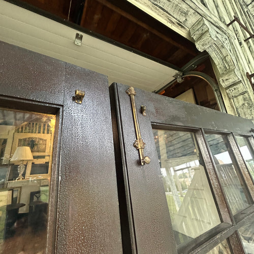 Pair of 42” Antique Wavy Glass French Doors (84” Opening)