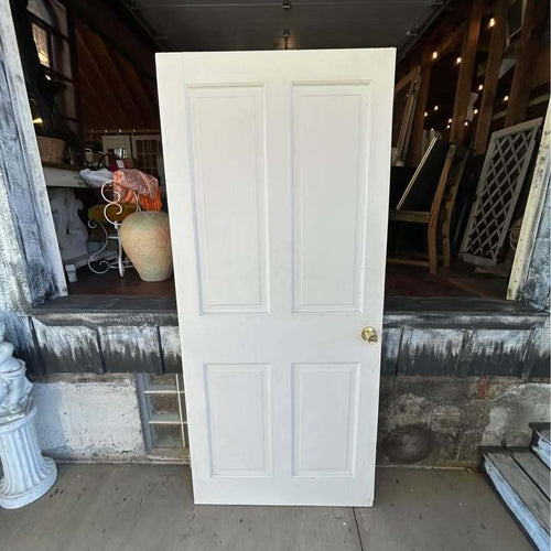 White 4-Panel Interior Door