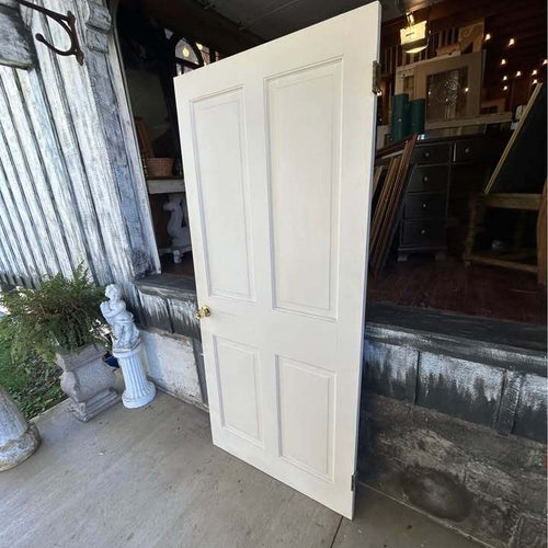 White 4-Panel Interior Door