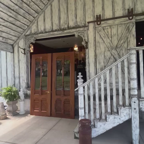 Custom Made Black Walnut Entry Doors
